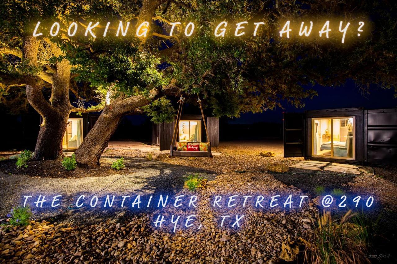 The Container Retreat @ 290 Wine Trail #1 Escape To Hye, Tx Villa Ngoại thất bức ảnh